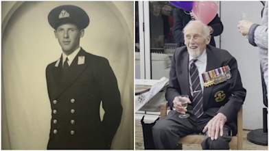 One Of Uk's Last Remaining D-day Veterans Celebrates His 100th Birthday 