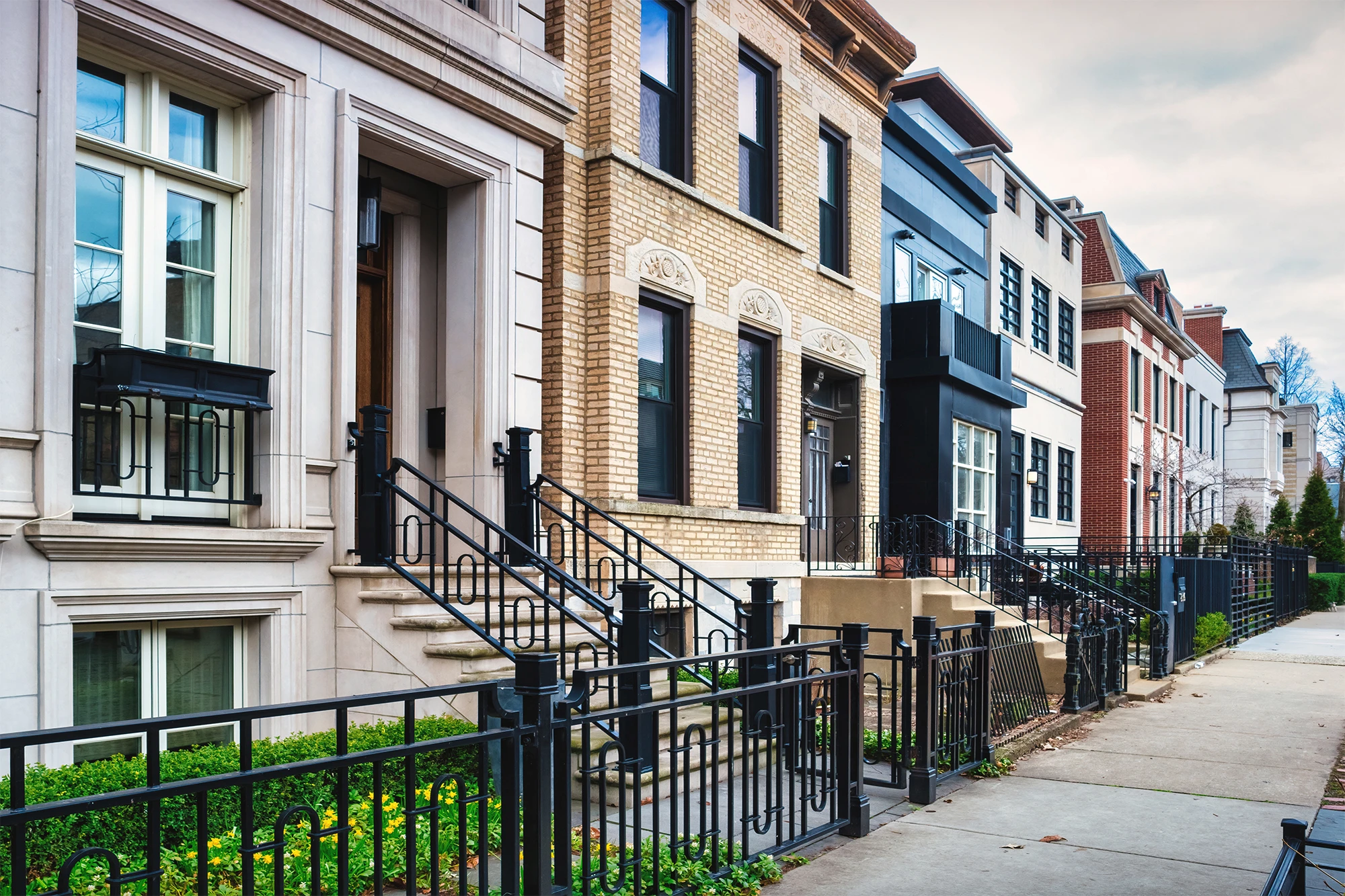 dearborn - row of townhouses