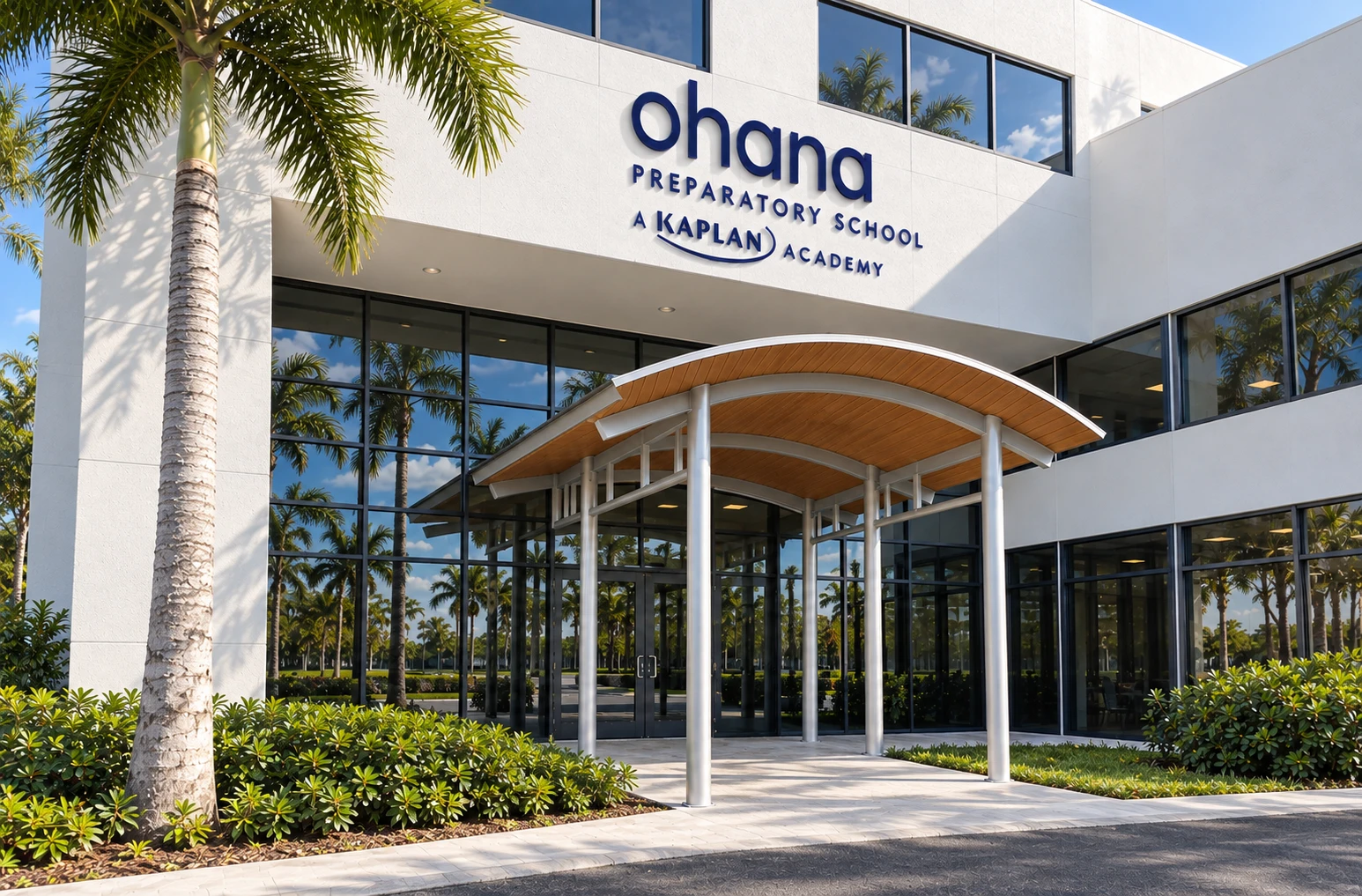 Exterior of Ohana Preparatory School