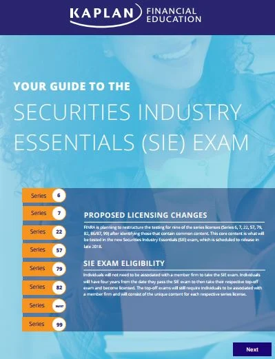 Free eBook: Your Complete Guide to the SIE Exam