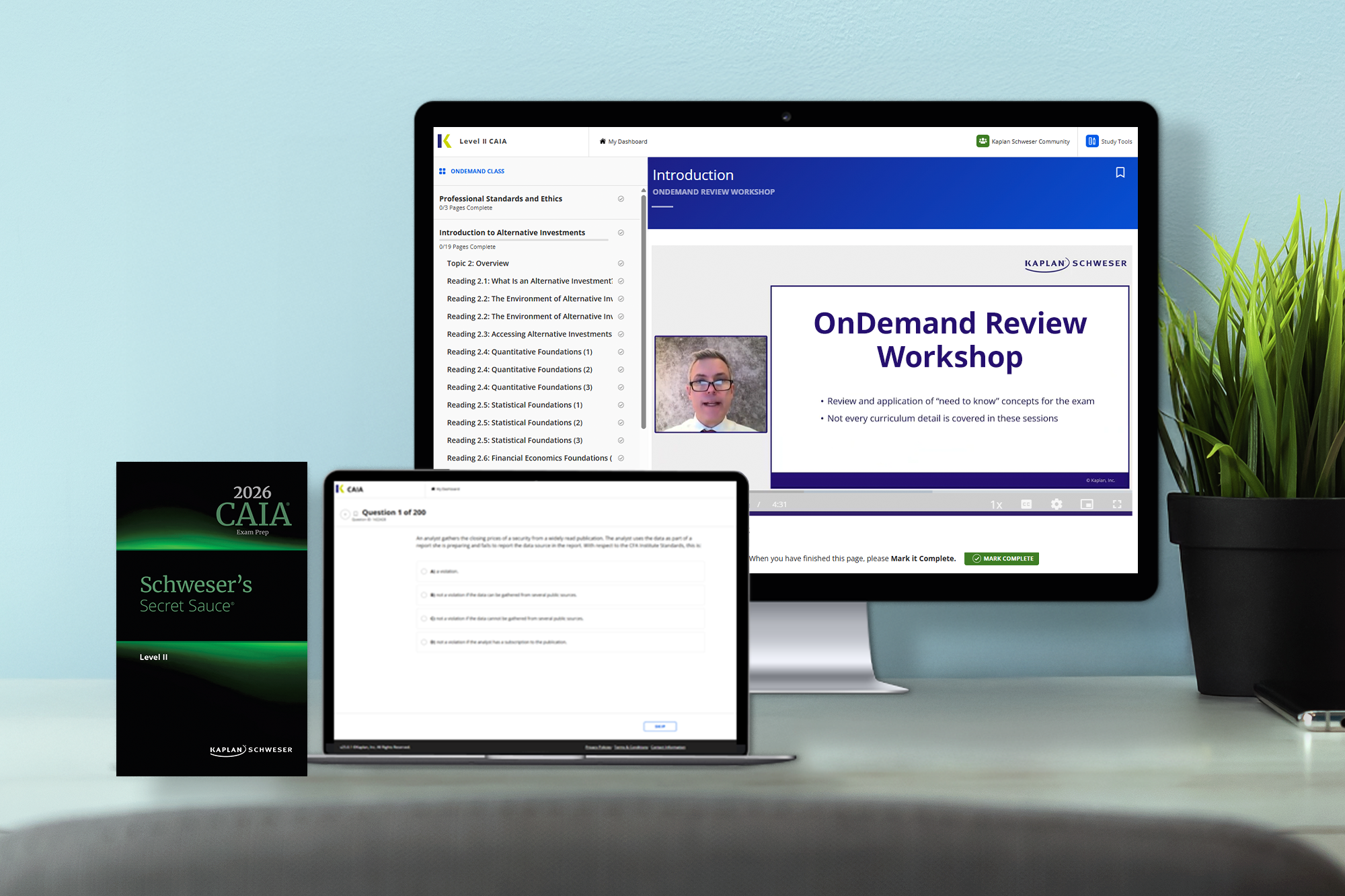 CAIA Level 2 Final Review: Online Workshop - Kaplan Schweser