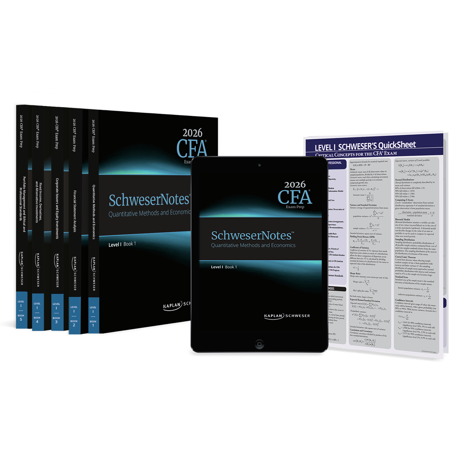 ビジネス・経済 2026CFA ExamSchweserNotes Level I Book 1 2025 CFA Level 1 Exam Prep Kaplan Schweser Notes Mini Books