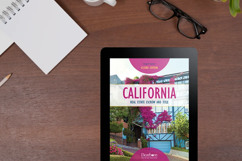 562625 CA RE Escrow and Title 2e-RE Bookstore eBook