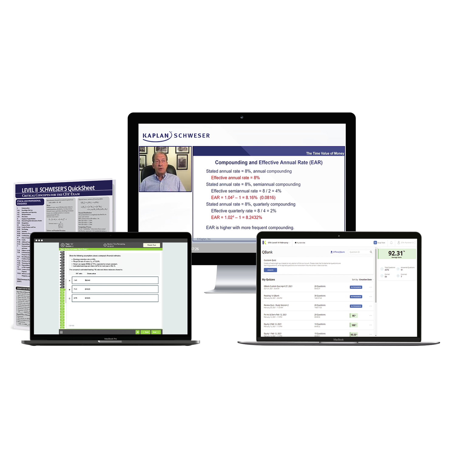 資格/検定 2021 CFA Level 3 Kaplan Schweser 2025 and 2026 CFA Level 3 Study Packages and Notes - Kaplan