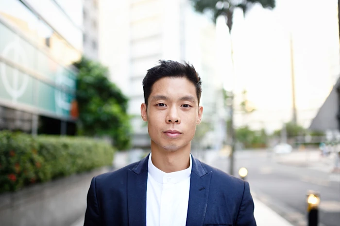 Headshot Of a Man Outdoors