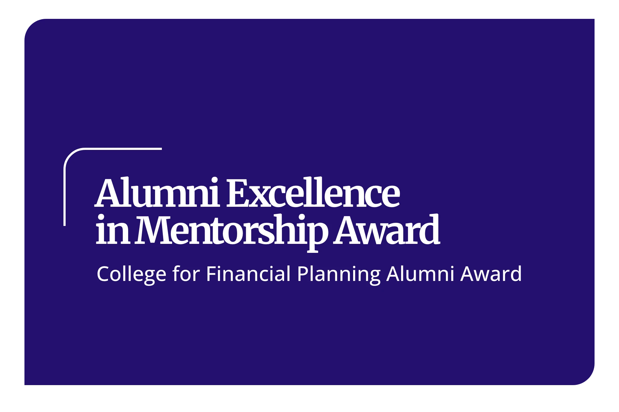 46592 cffp - alumni awards alumni excellence in mentorship award