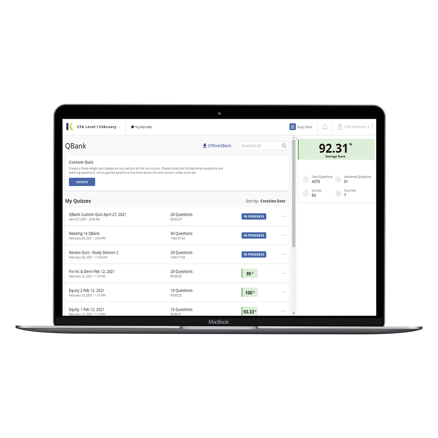 CFA Level 1 Question Bank - SchweserPro QBank