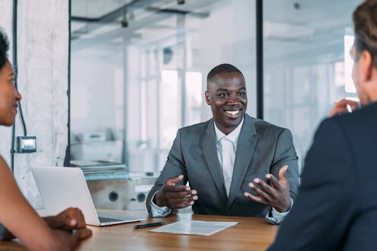 CFFP - man discussing with man and woman