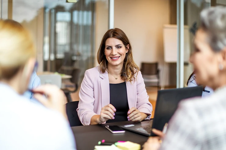CFFP - woman having discussion with other women