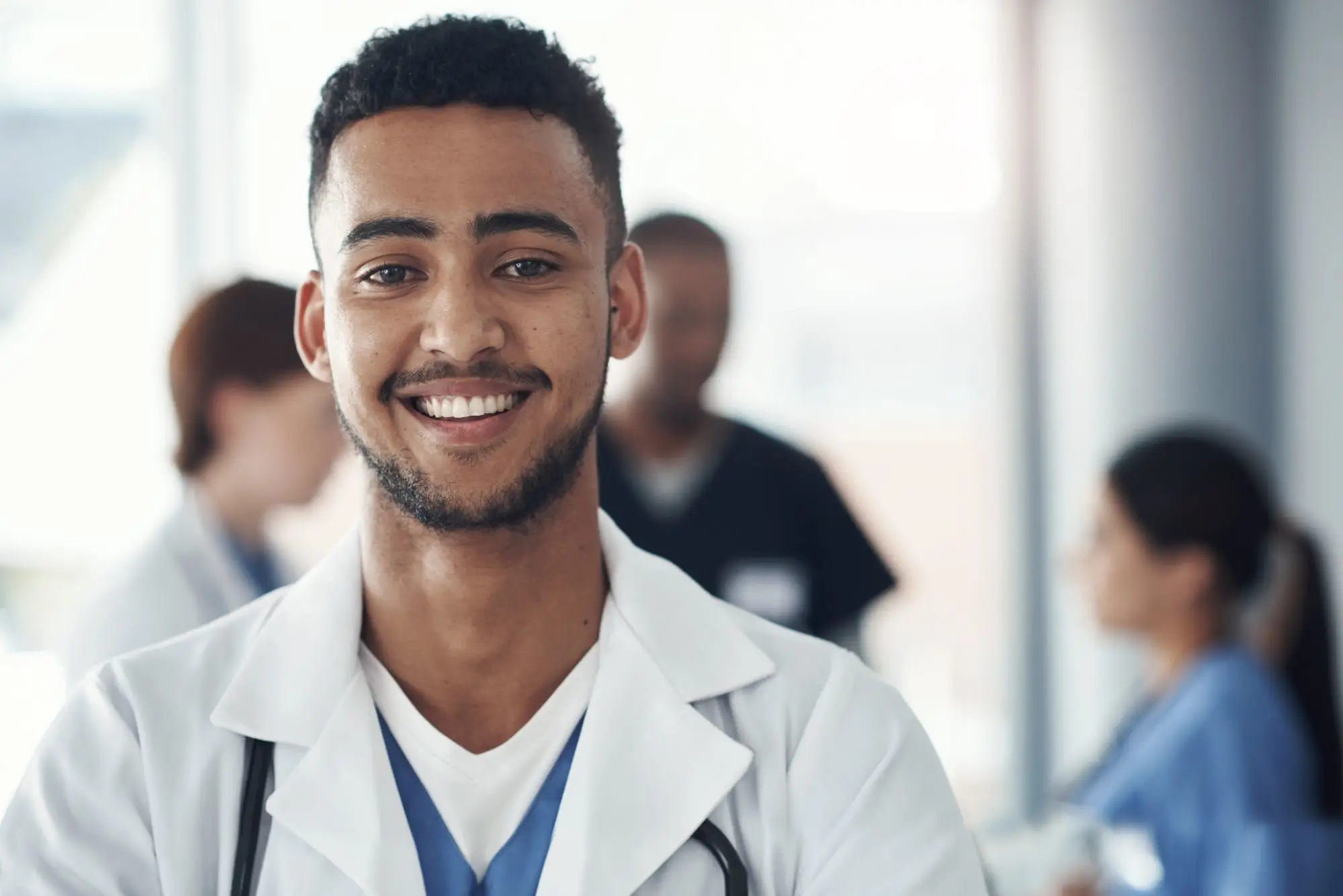 smiling medical man