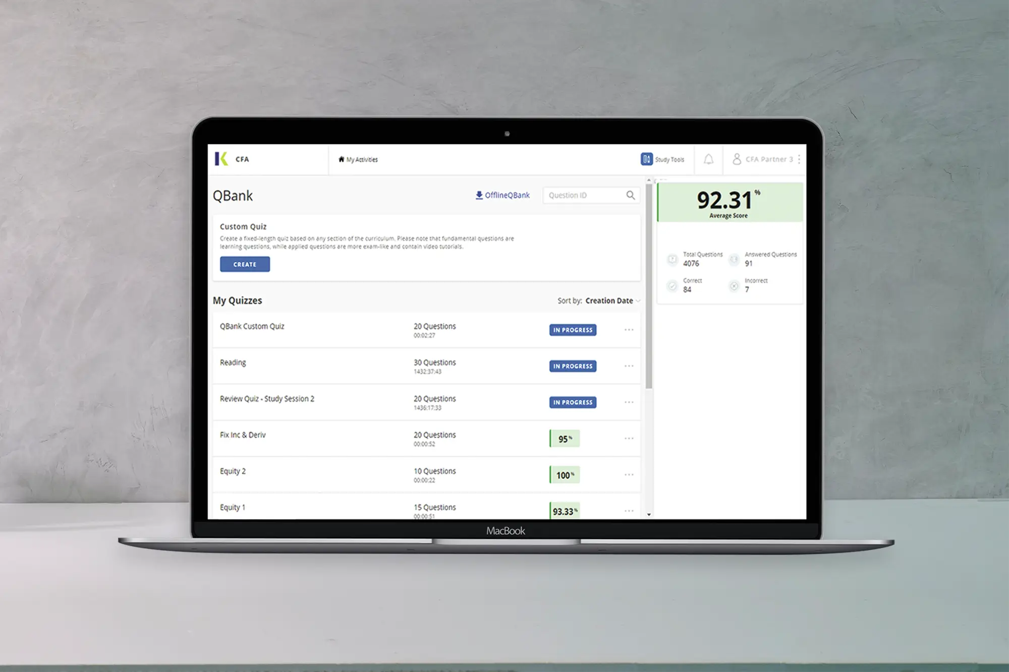 CFA Level 2 Study Materials from Kaplan Schweser
