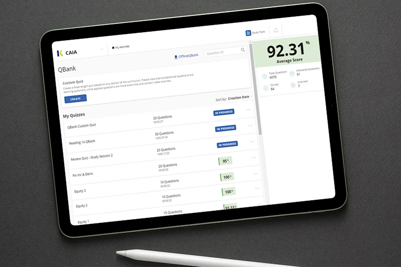 study-packages-2026-caia-level-I-qbank