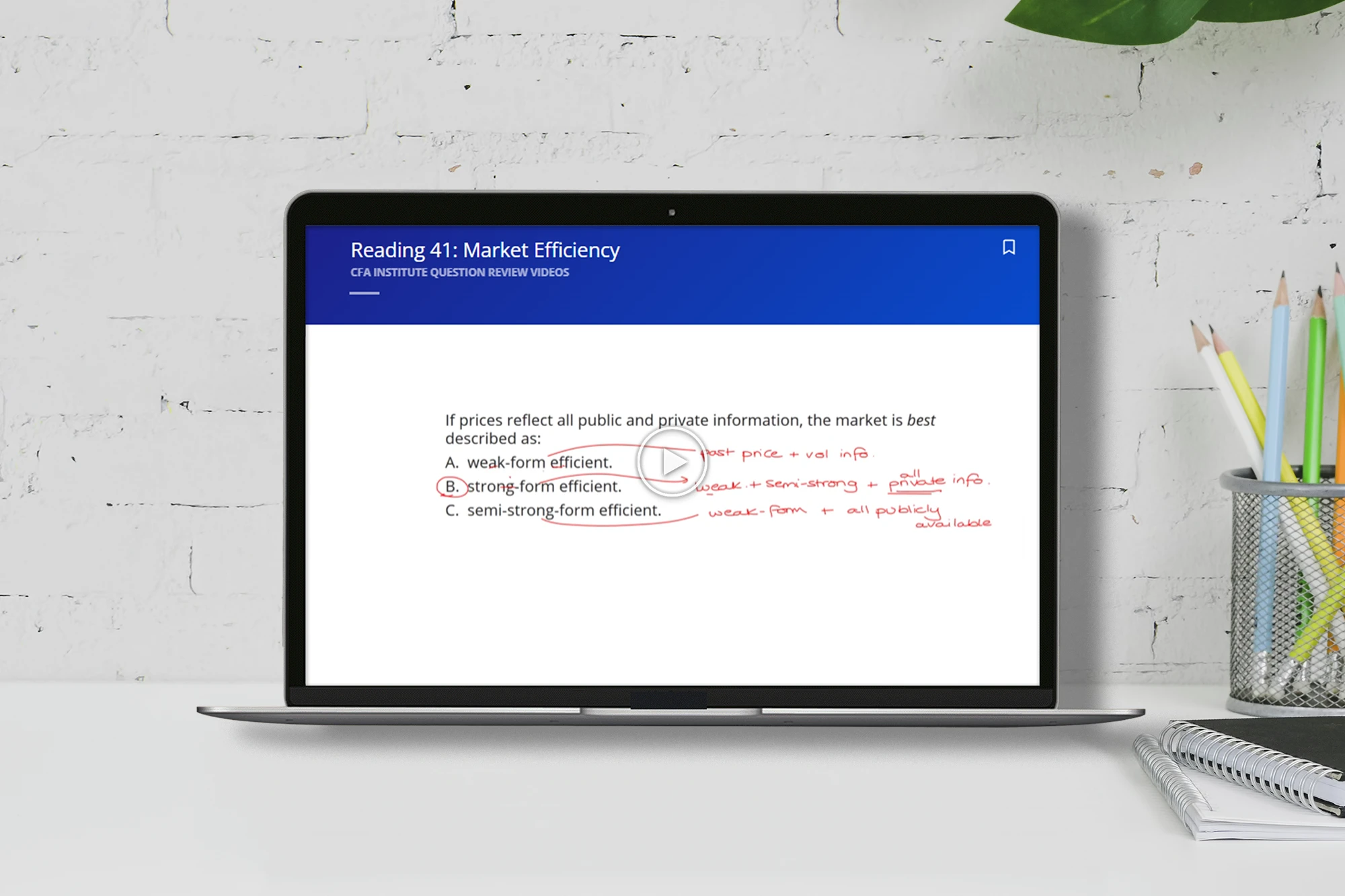 2027 - cfa - cfa institute question review videos - level iii