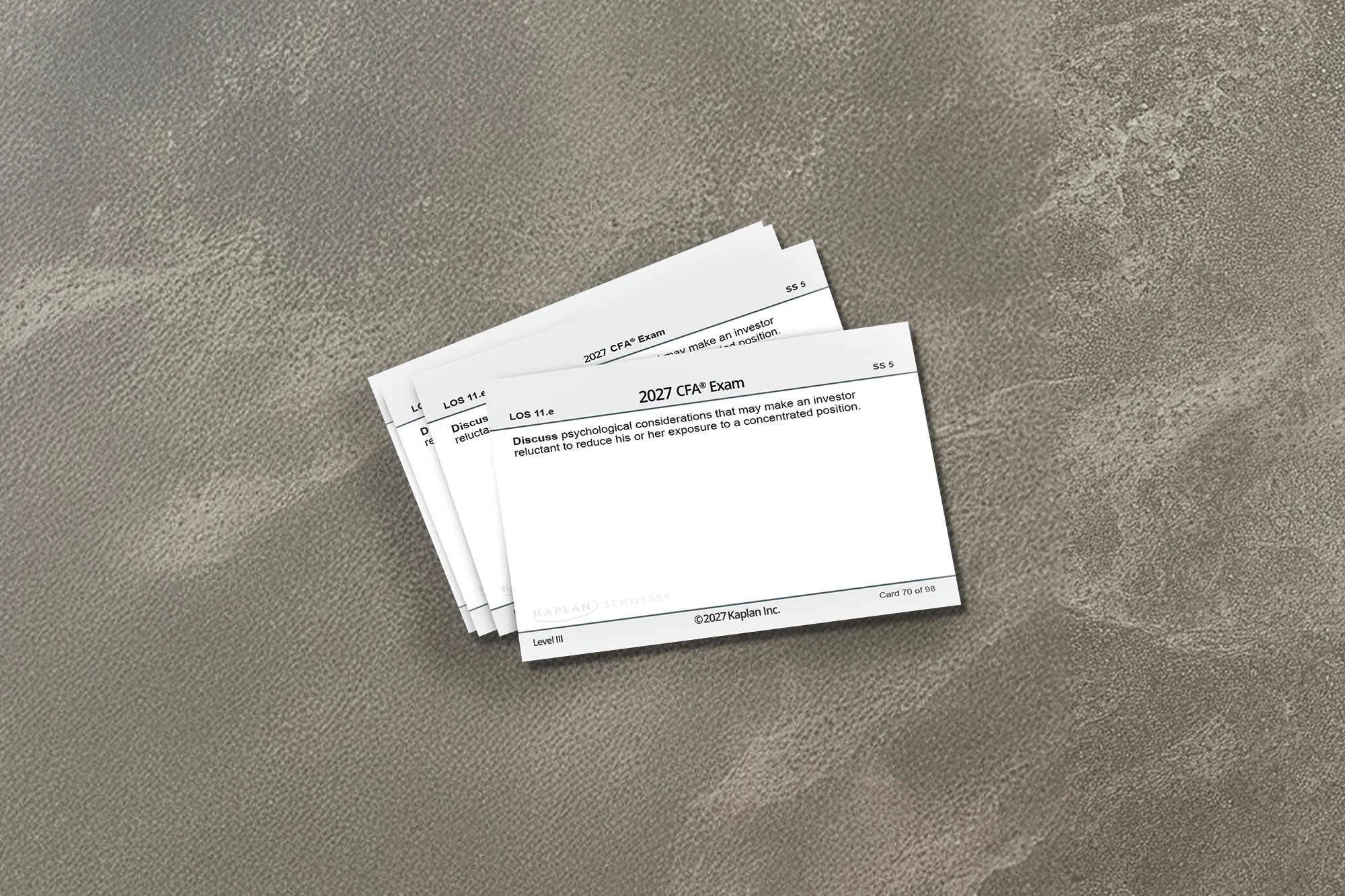 2027 - cfa - flashcards - level iii