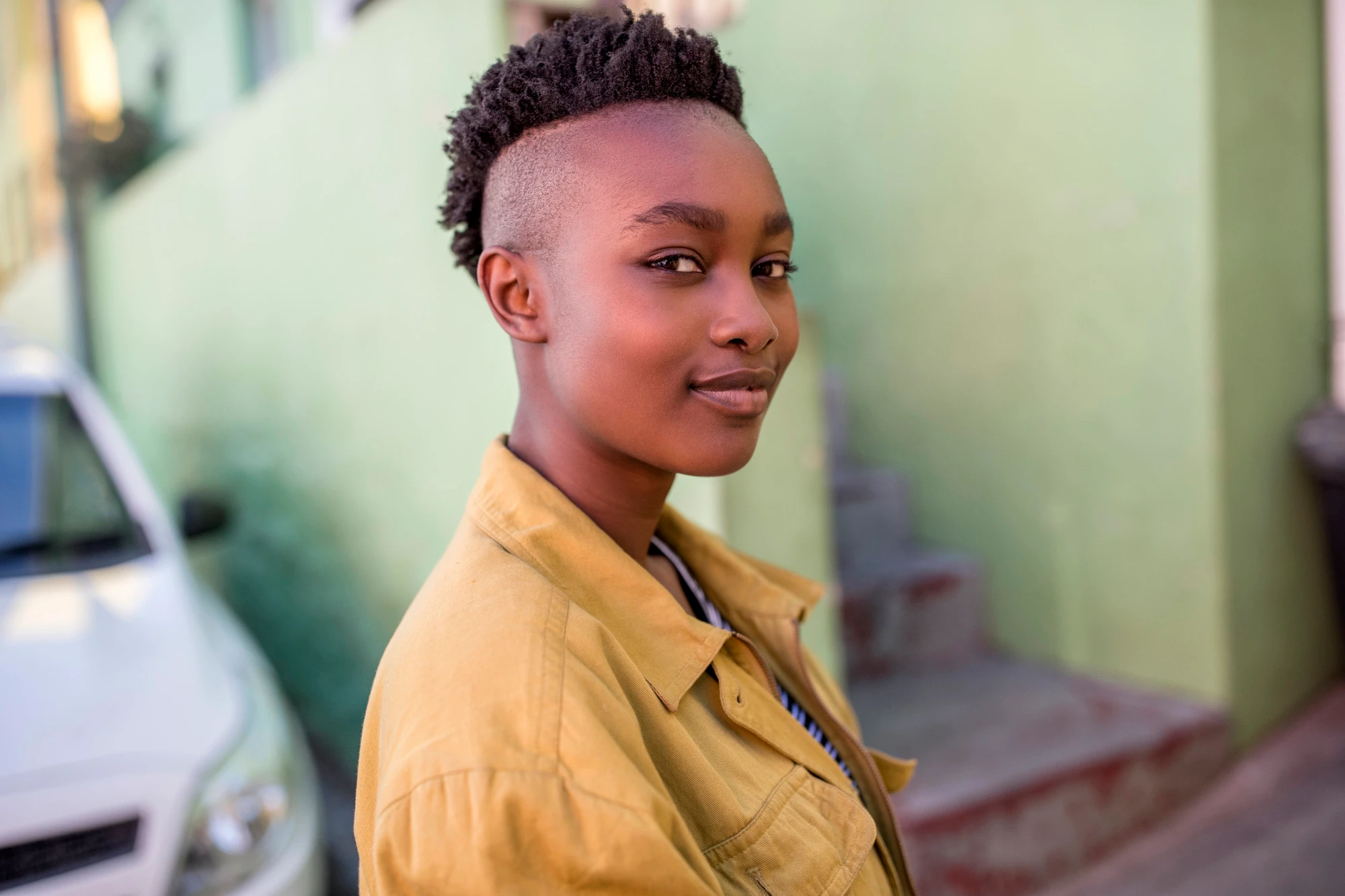 Female professional looking into the camera