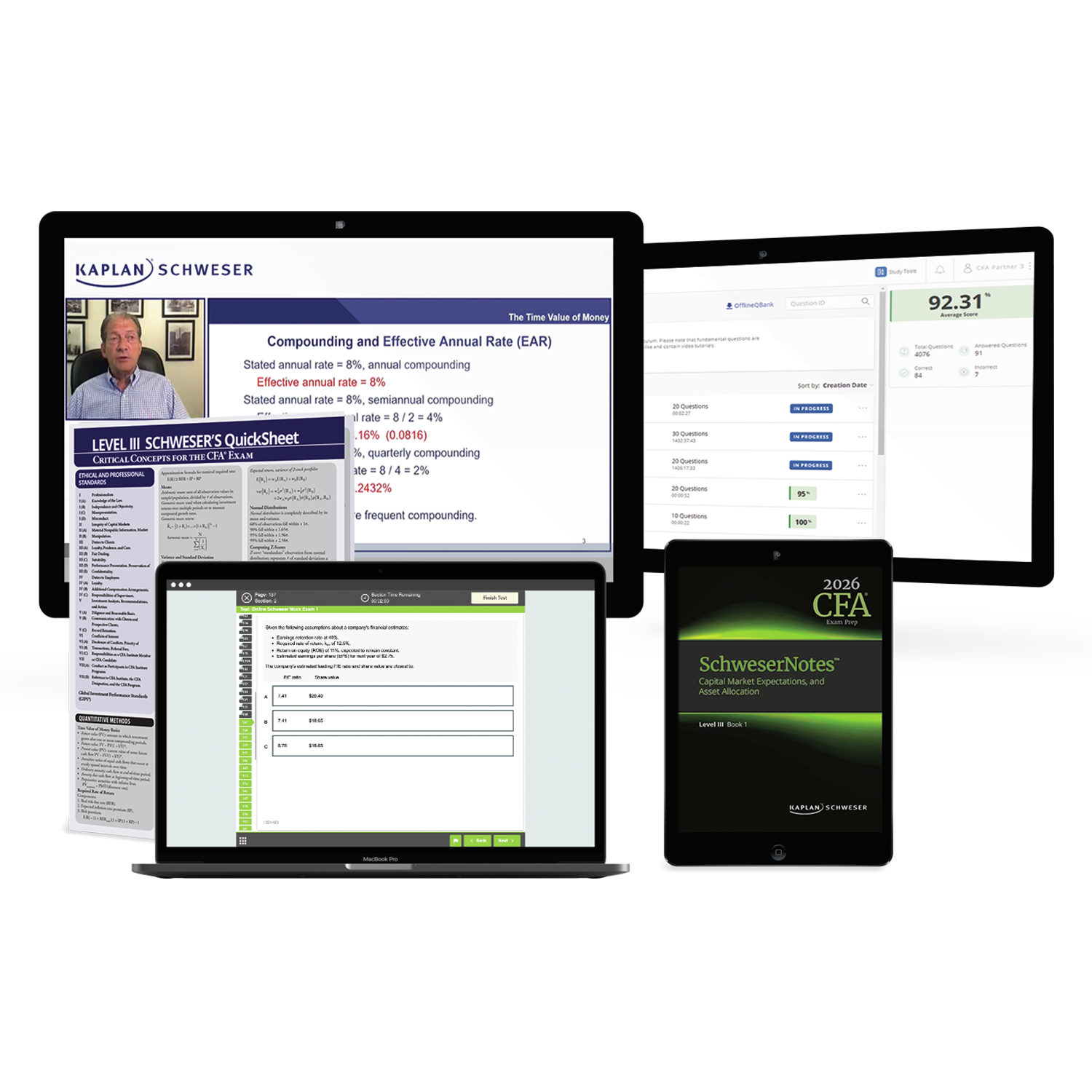 資格/検定 2021 CFA Level 3 Kaplan Schweser CFA Level 3 Exam Prep, Review, & Study Materials