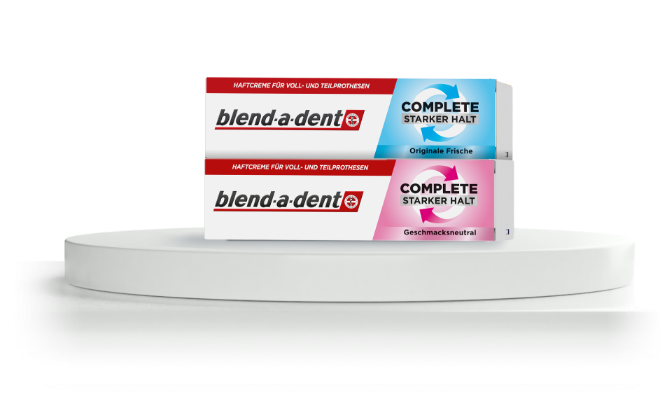 Enjoy all day hold and comfort with Fixodent