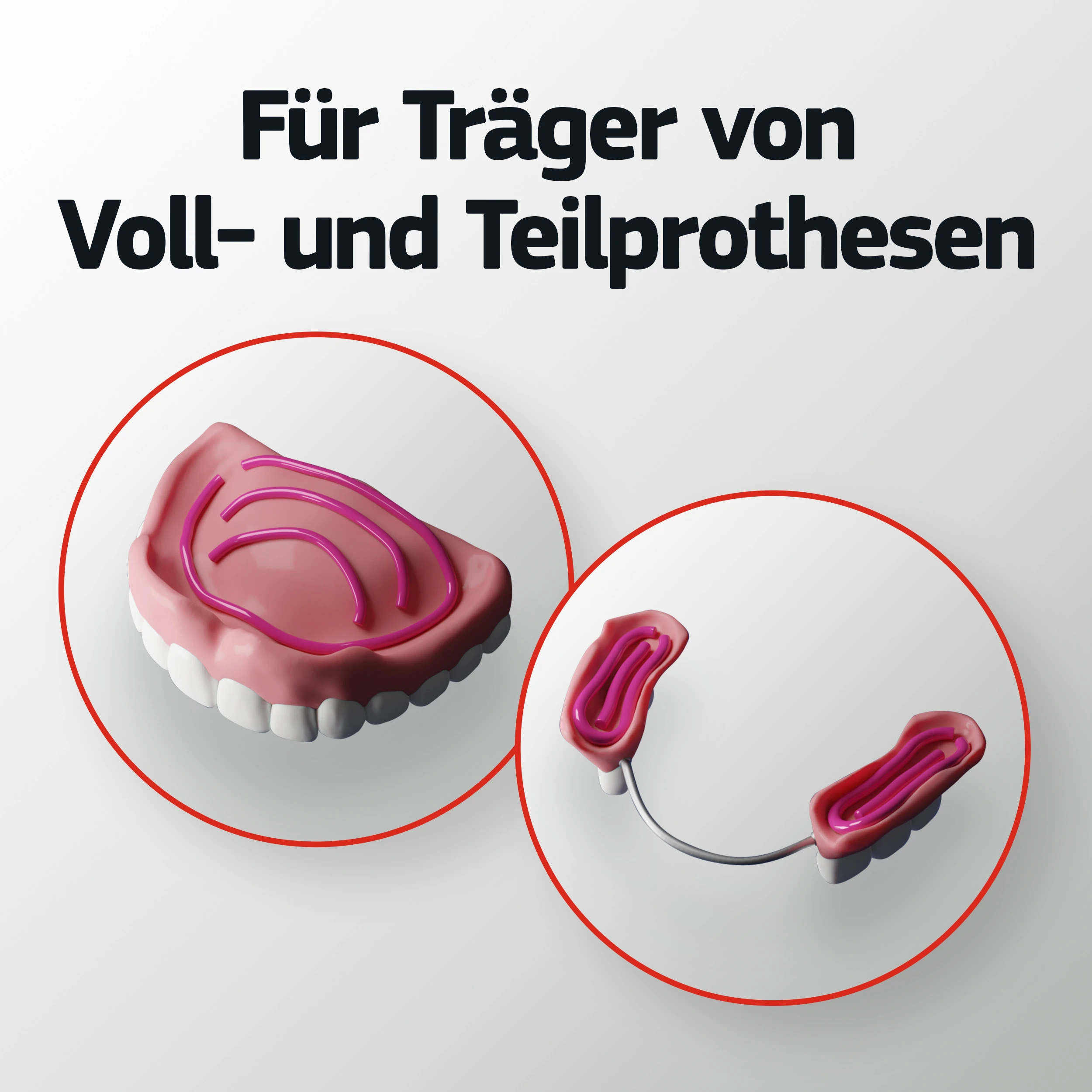 Für Träger von Voll- und Teilprothesen