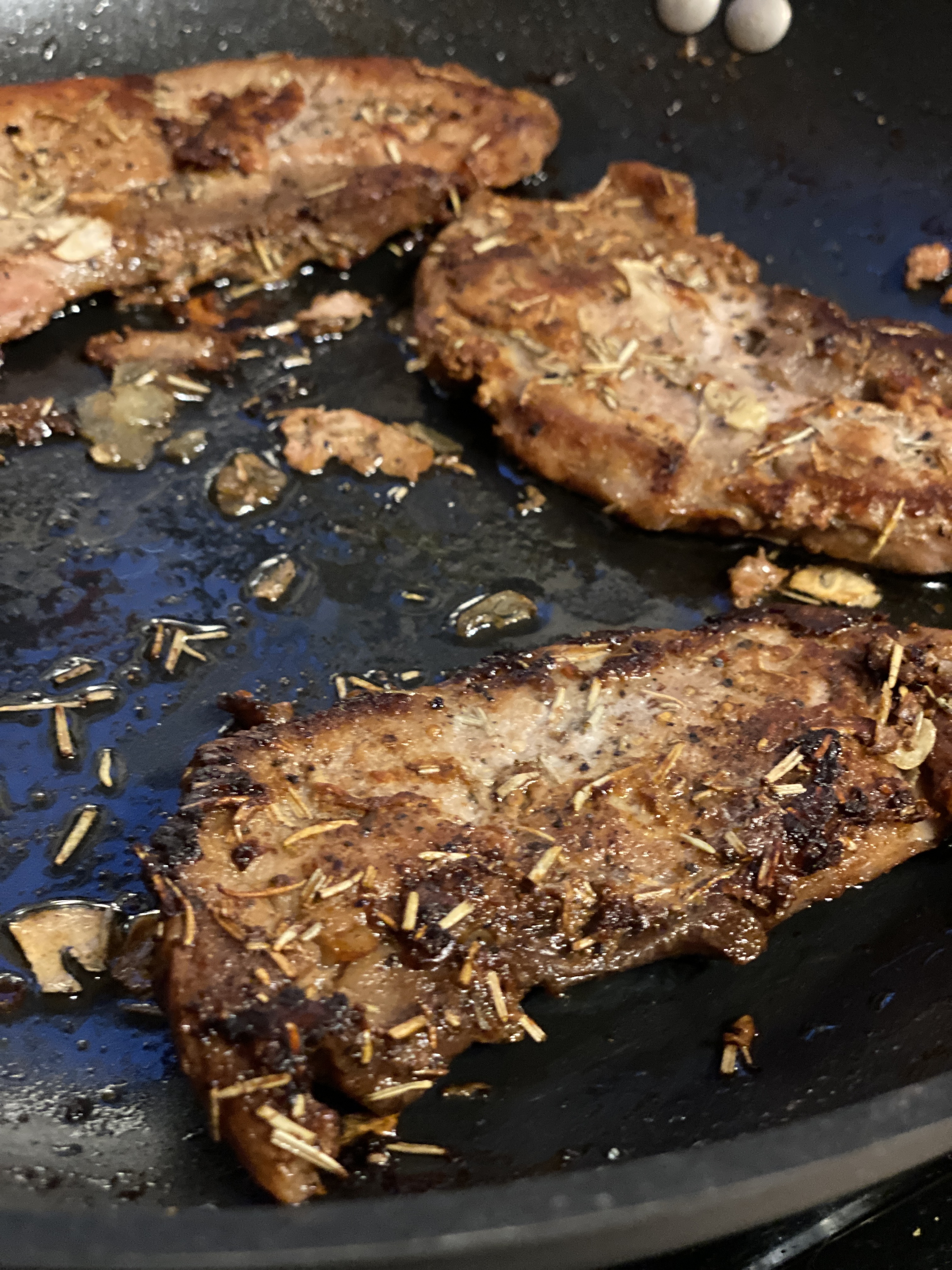 garlic rosemary pork chops