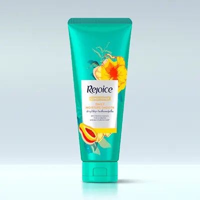 ครีมนวดผม Rejoice Moisture Smooth เพื่อผมชุ่มชื้นและเรียบลื่น