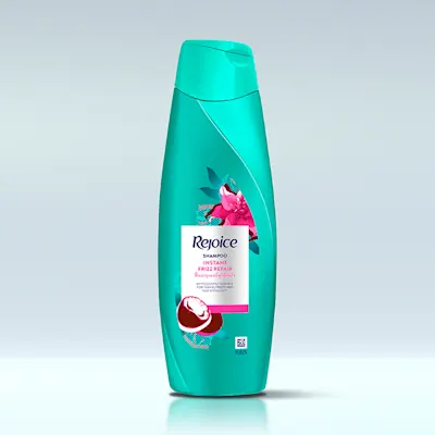 แชมพู Rejoice Frizz Repair สำหรับควบคุมผมชี้ฟูและผมเรียบลื่น