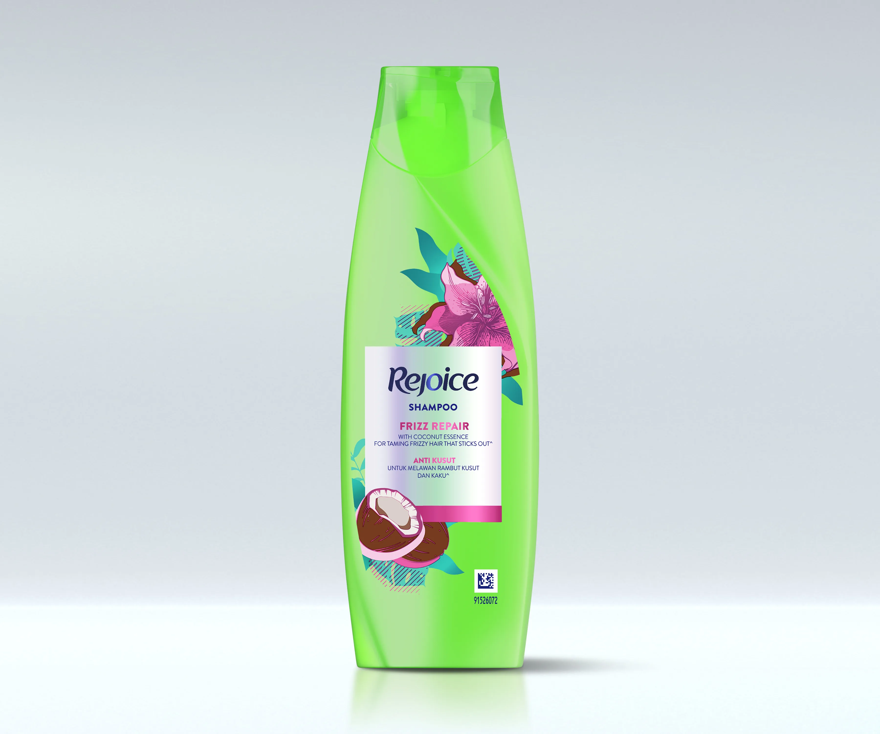 Bersukacitalah Memperbaiki Keriting Sampo (170ml-depan)