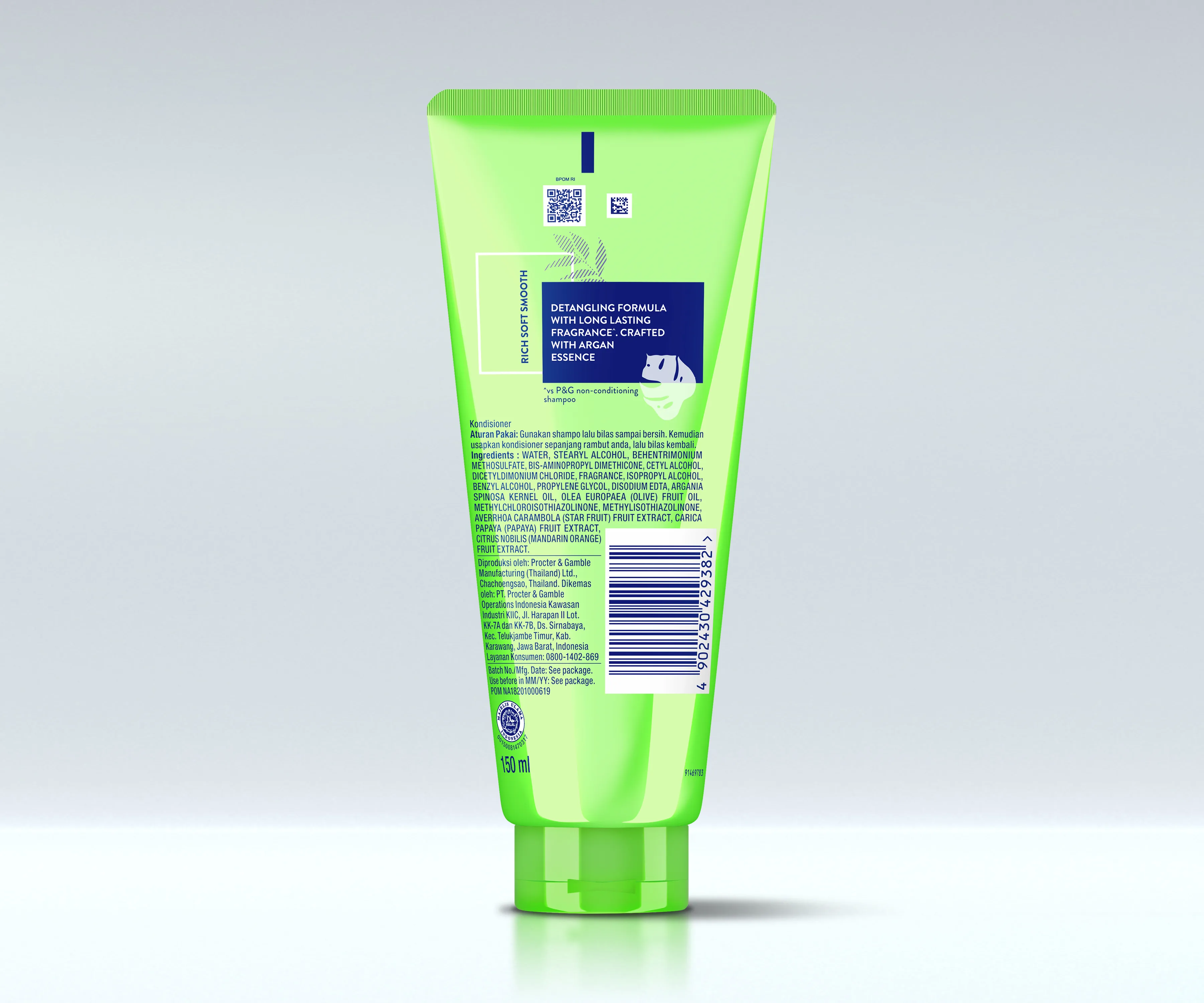 bersukacitalah kondisioner lembut dan halus (170ml-kembali)