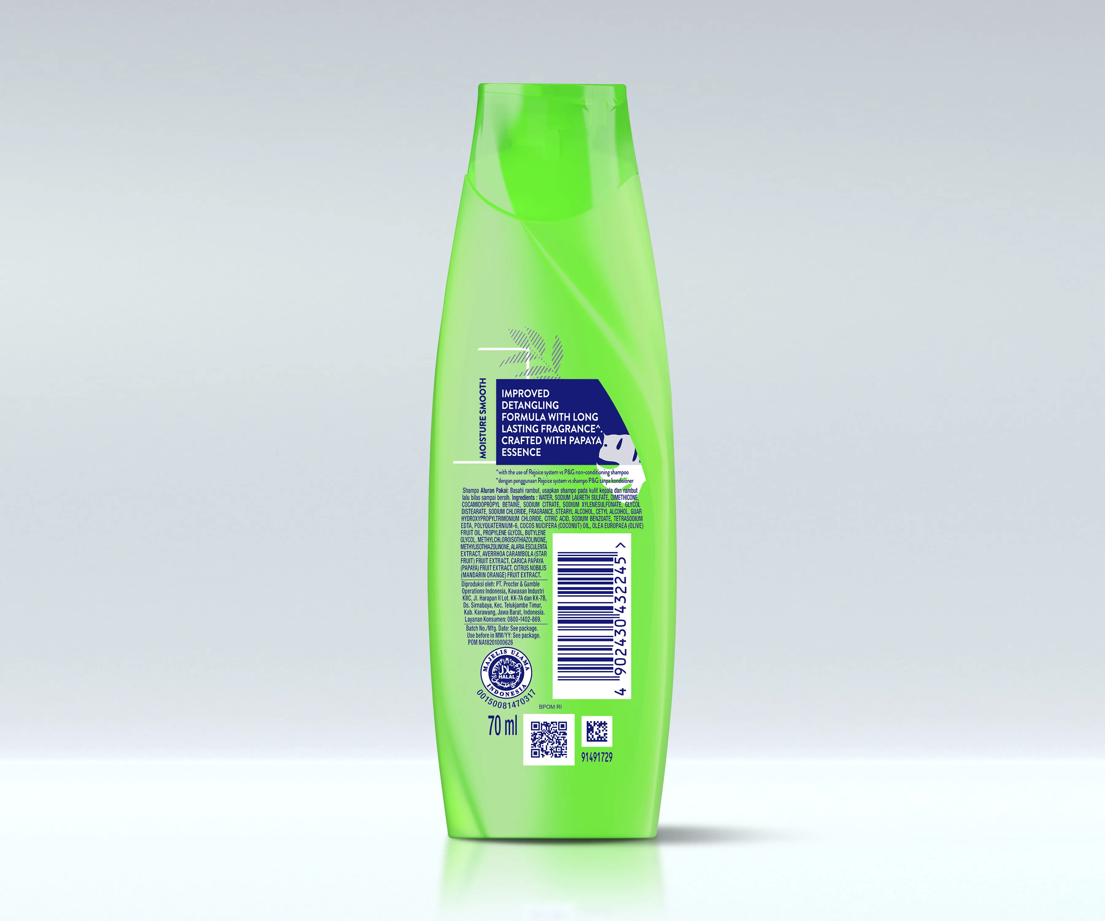 bersukacitalah nutrisi sampo lembut (70ml-kembali)