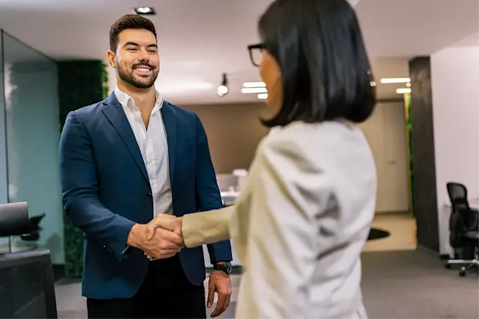 Image with a video play icon