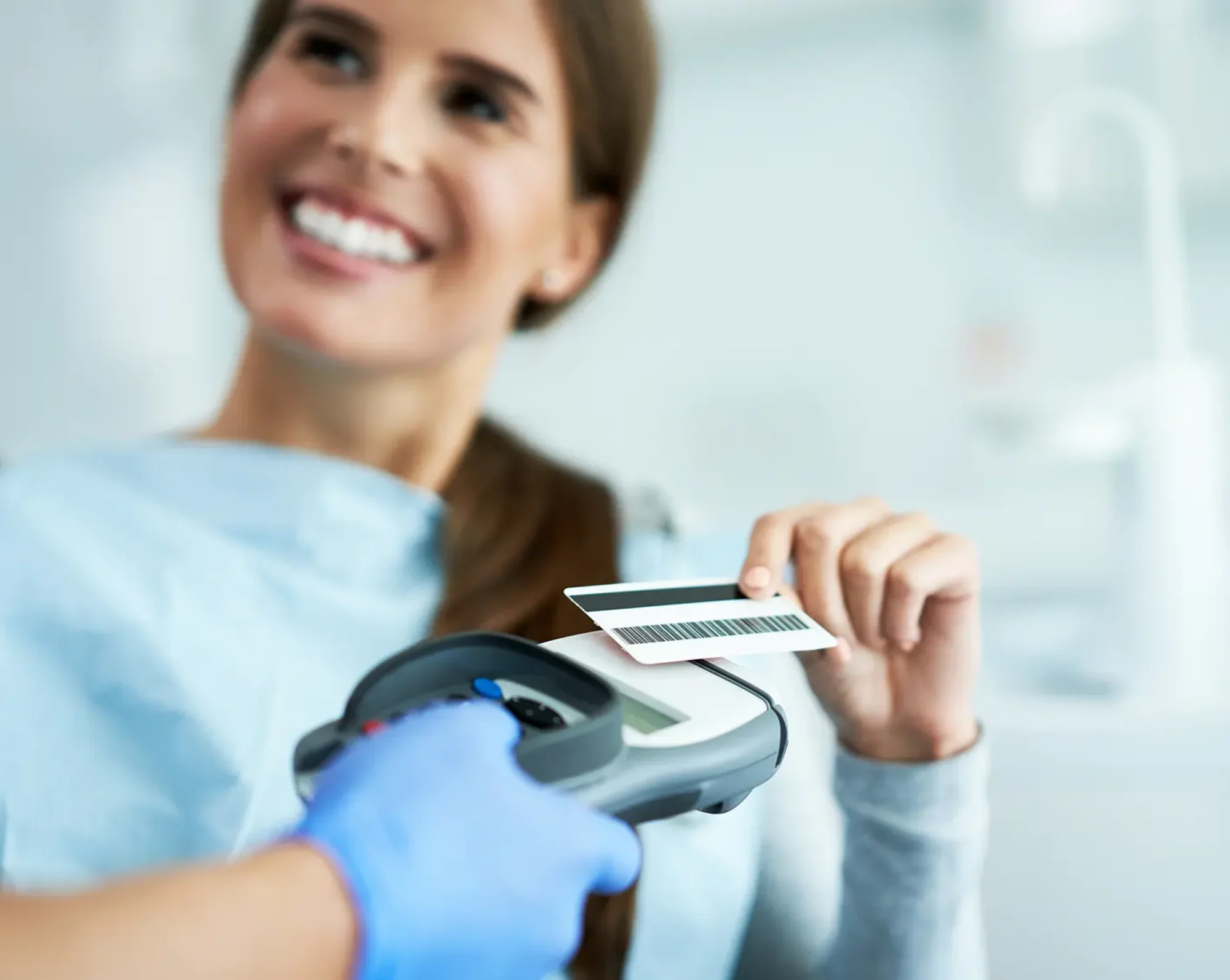 employee using hra benefits at doctor's office