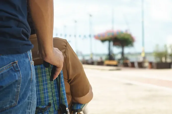 Image with a video play icon