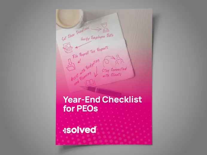 Year-End Checklist for PEOs