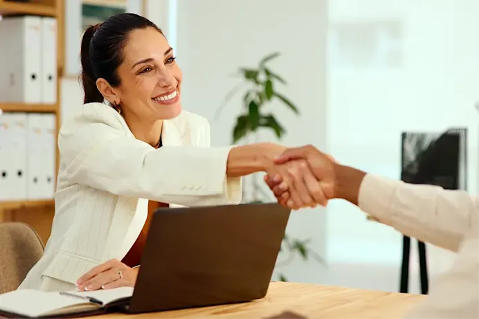 Image with a video play icon