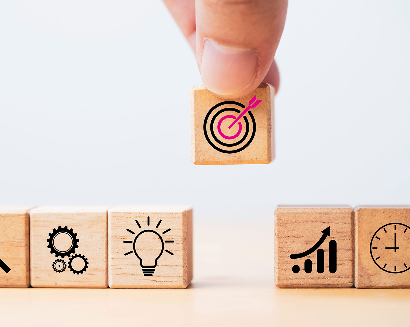 selecting target block from group of blocks