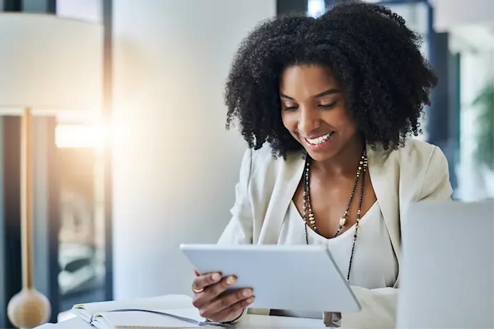 Image with a video play icon