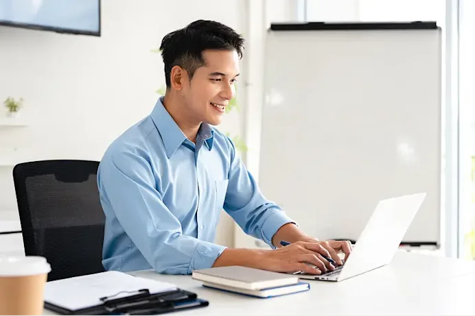 Image with a video play icon