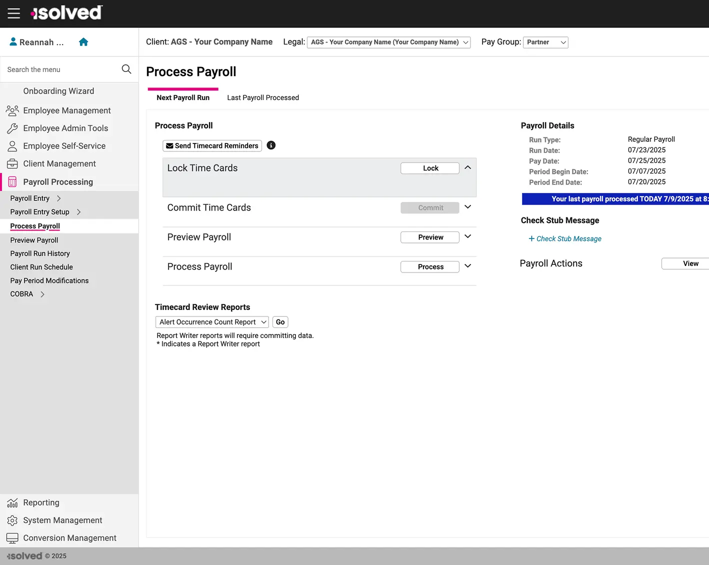 screen showing how to automate key tasks