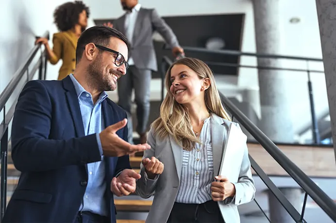 Image with a video play icon