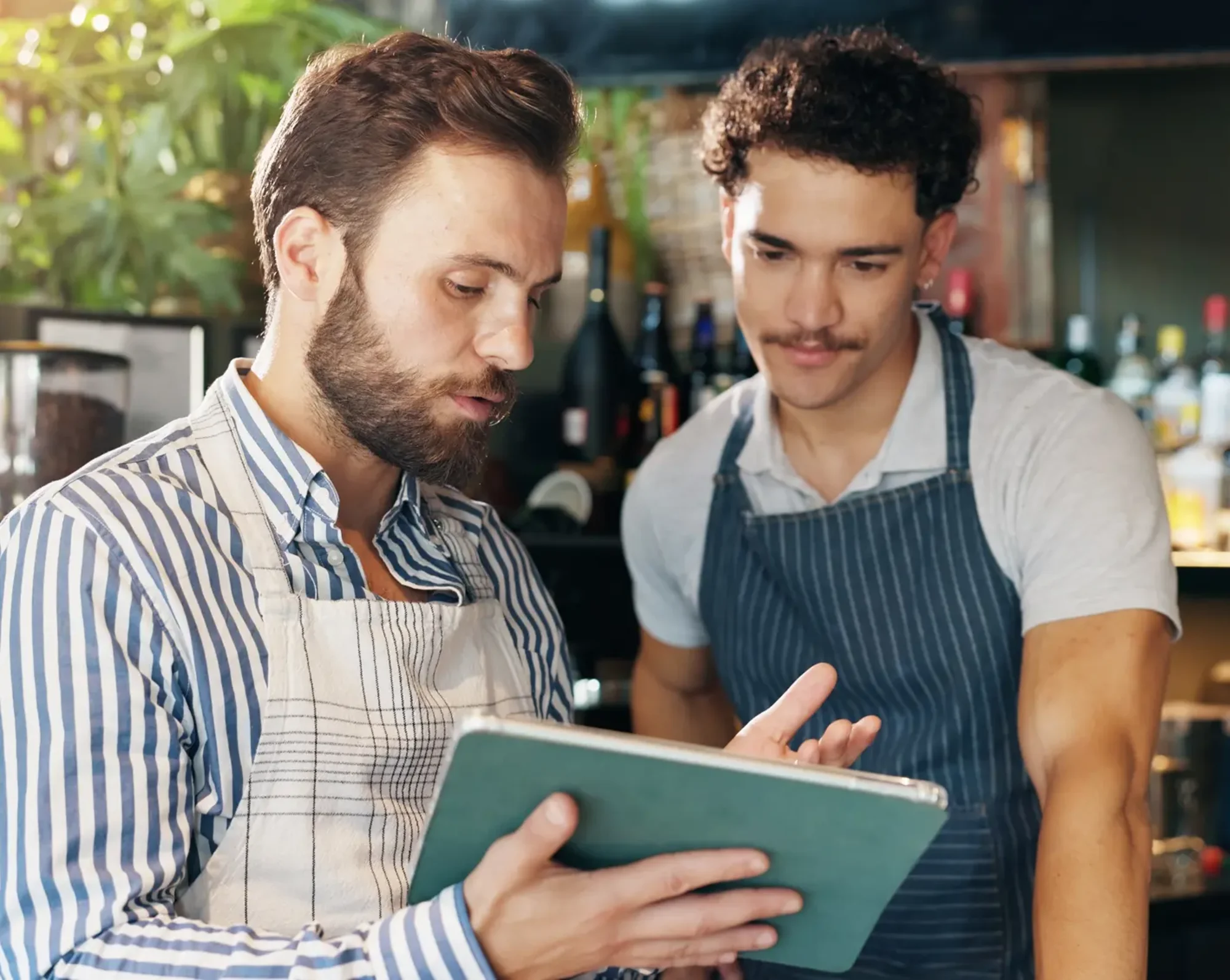 employees at business going over workload