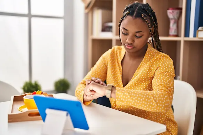 Image with a video play icon