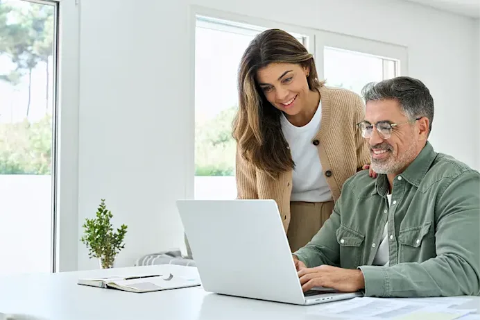 Image with a video play icon