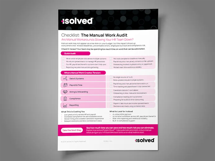 The Manual Work Audit Checklist