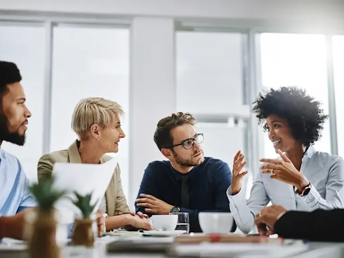 Image with a video play icon