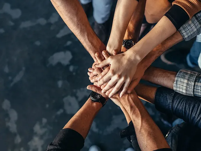 Image with a video play icon