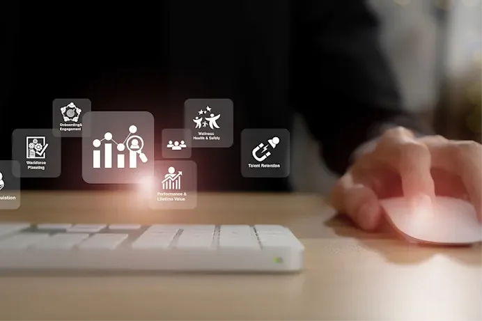 Image with a video play icon