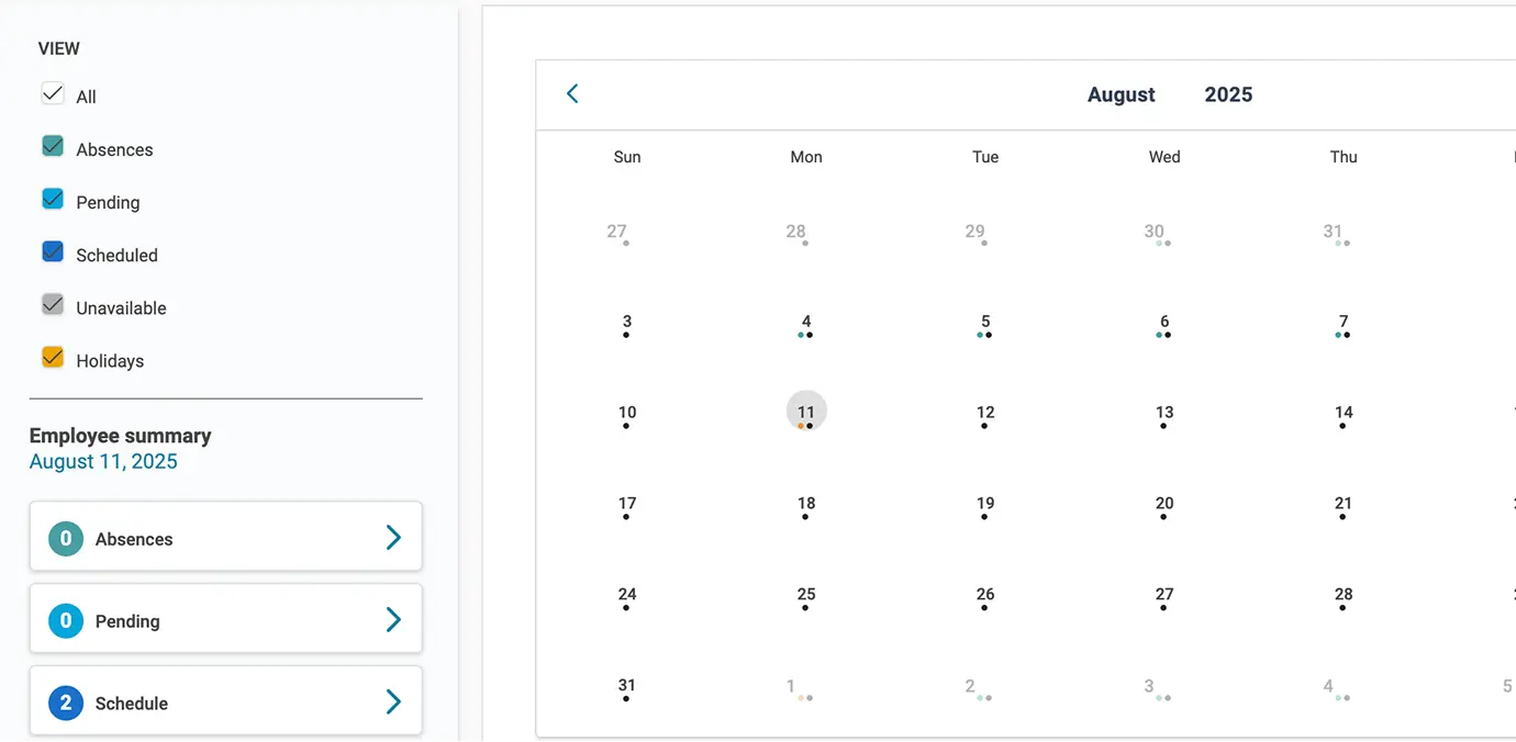 example of creating and communicating schedules
