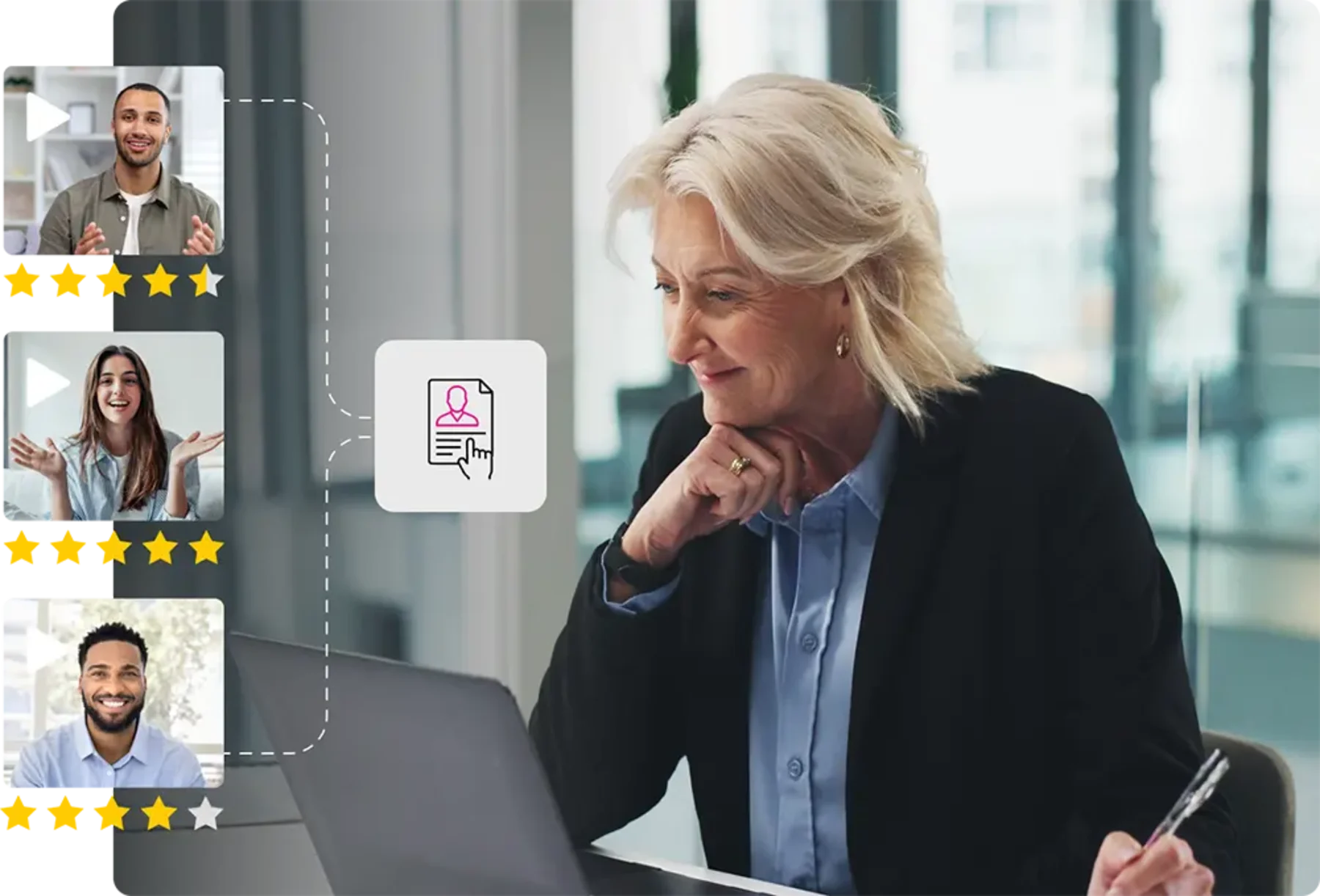 hr selecting employee piece for job