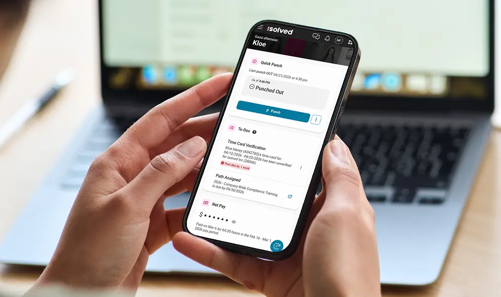 screen showing streamlined time tracking
