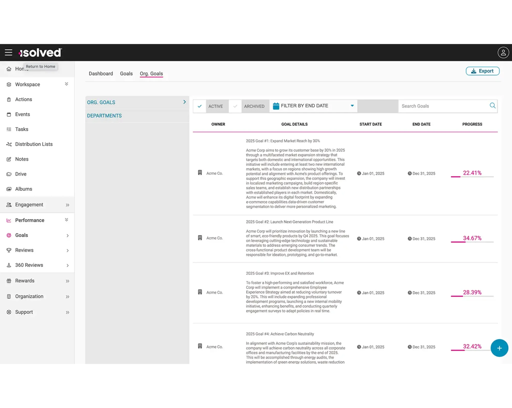 screen showing clarity and transparent expectations