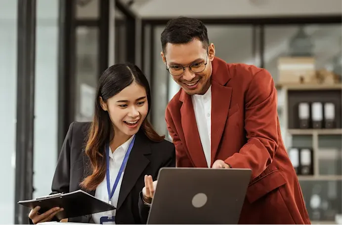 Image with a video play icon